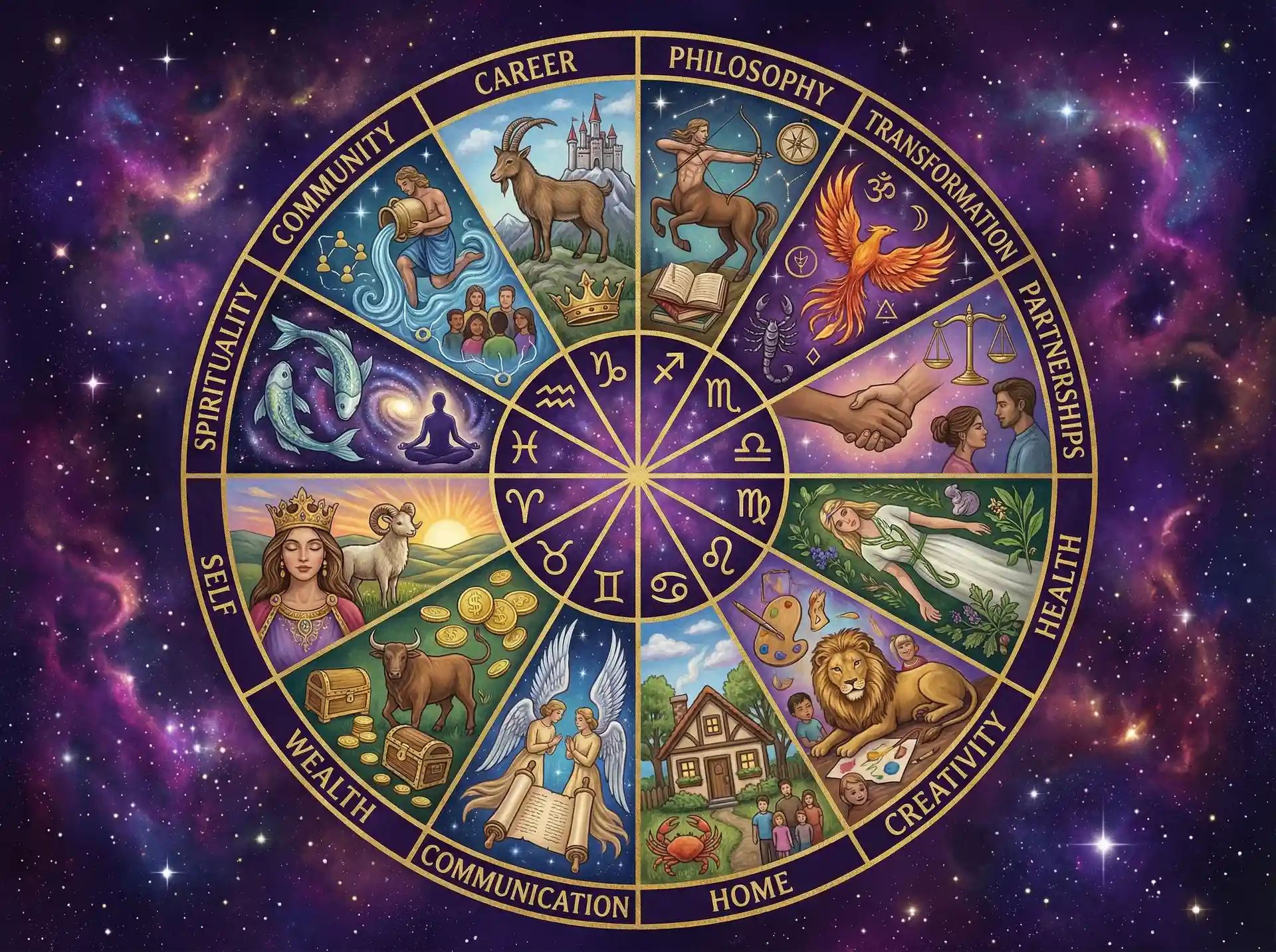 十二宫位解析 - 四虎最新地址 | 占星学知识